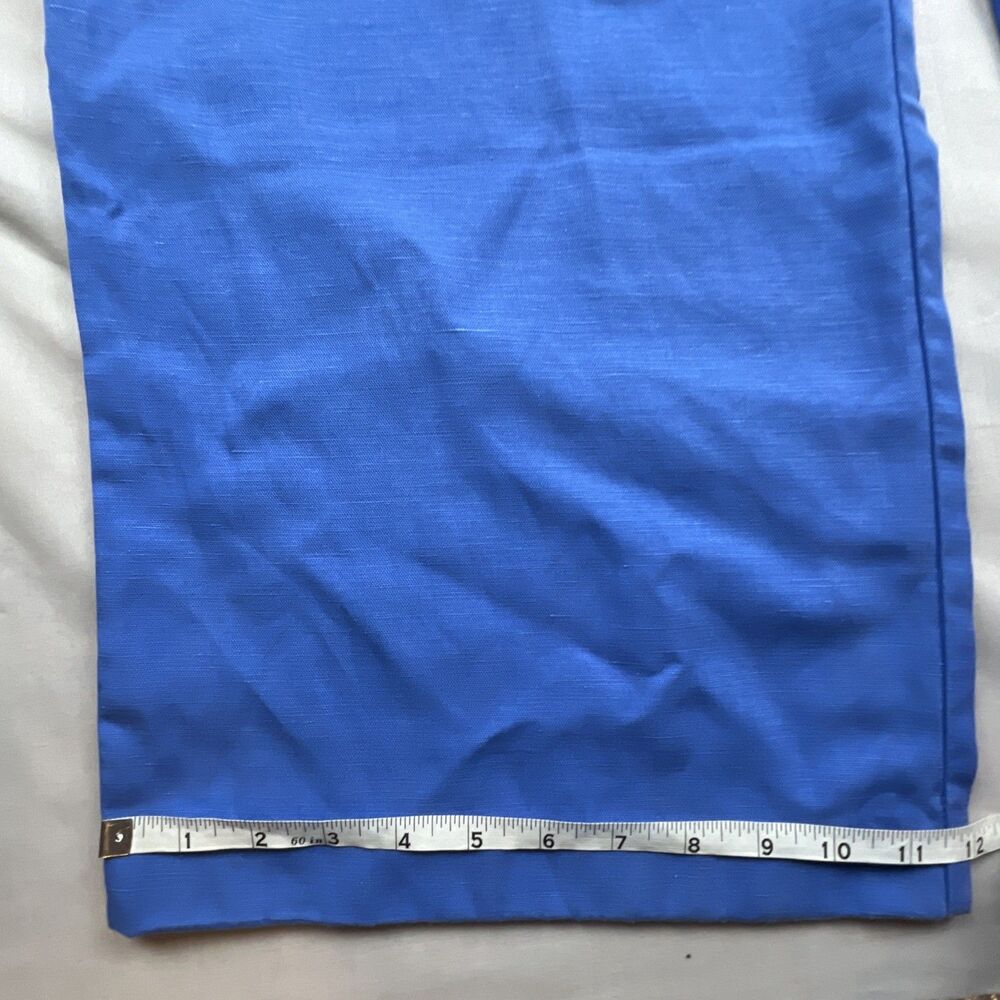 Loft Linen Blend Peyton Trouser Wide Leg Pants Size 12 - Picture 5 of 6